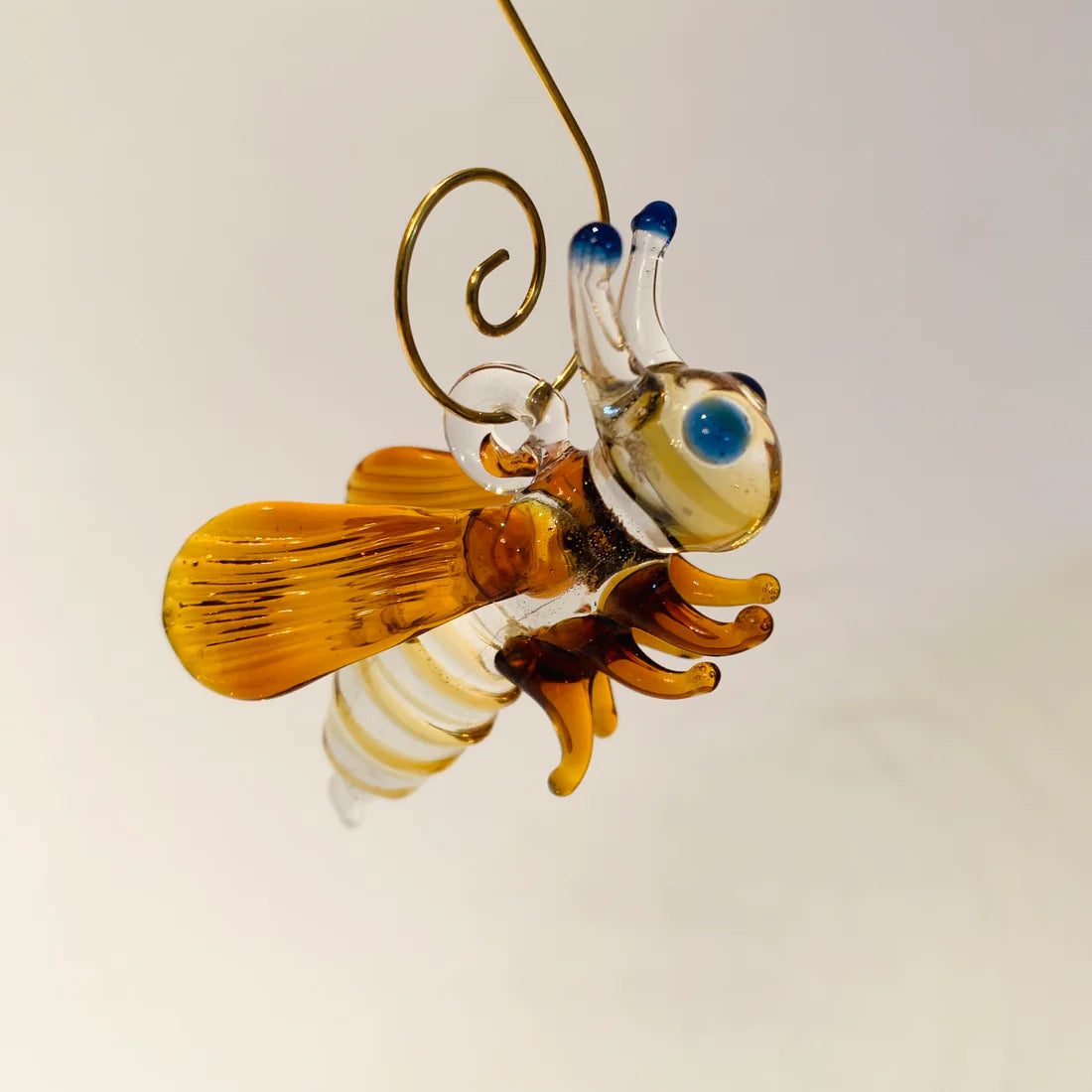 Bee Blown Glass Ornament